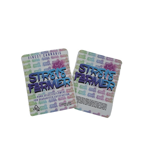 Customized Mylar weed Bags Odor Resistant With Zipper Resealable