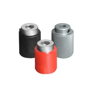 China Customized Wire Feeding Wheel Aluminum Core Encapsulated Roller Pulley Guide Wheel Driving Wheel on sale