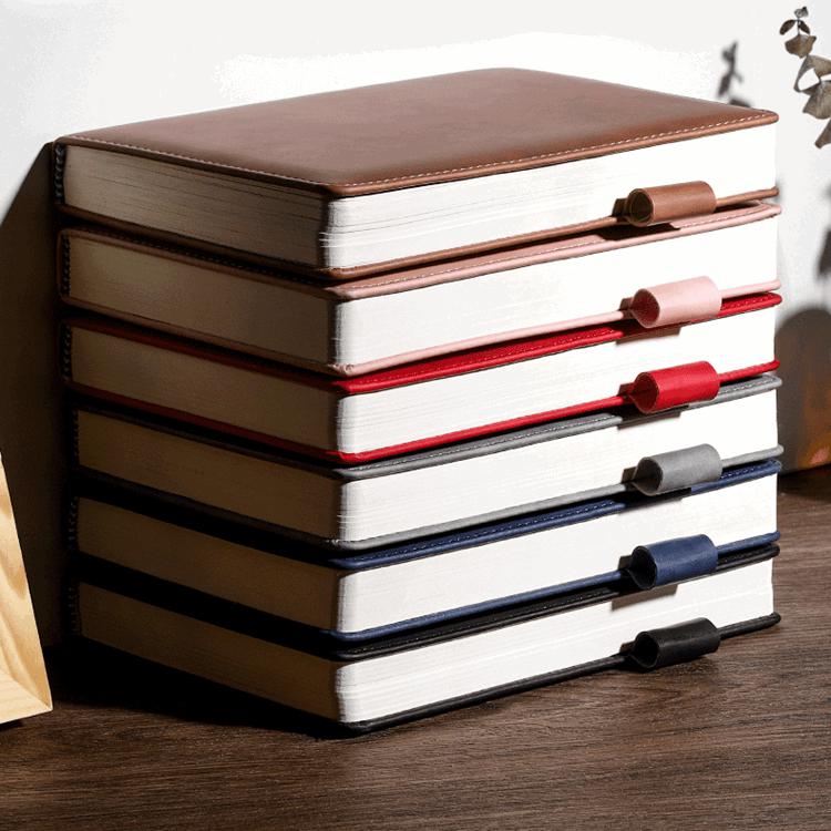Thickening A5 PU Leather Diary Notepad with Customized Hardcover Planner Journal Notebook