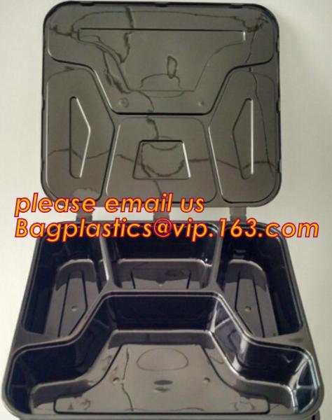Fast food container disposable take away plastic lunch box,Avocado Onion Tomato