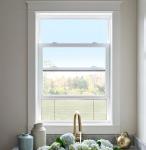 OEM UPVC Single Hung Window Sash Replacement Double Glazed For House