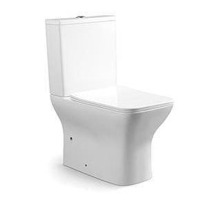 Buy cheap Siphon Flushing Two Piece Toilet Rimless Floor Mounted Water Saving from wholesalers