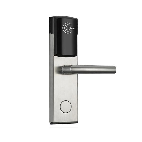 Buy cheap Silver Hotel Smart Card Hotel Lock Zinc Alloy 6V Working 200 Cards Data Capacity from wholesalers