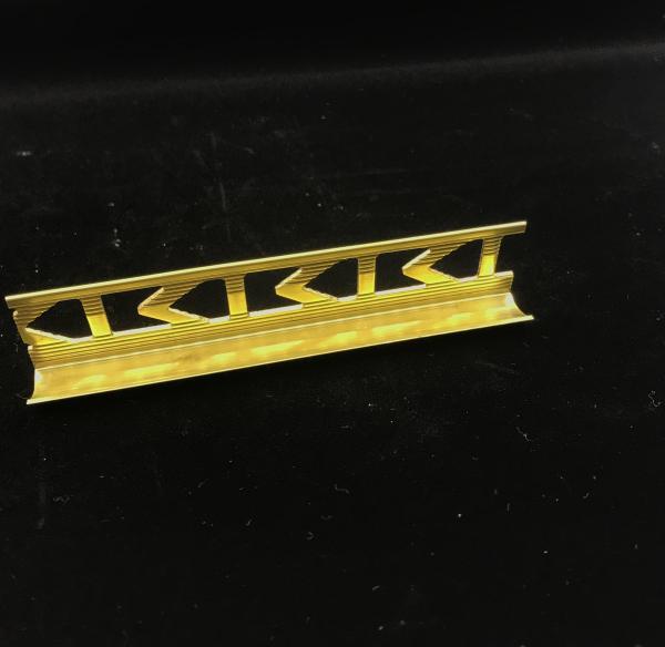 Corrosion Resistant Brass Effect Stair Nosing , 59% Copper Safety Stair Tread