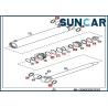 Buy cheap 4705345 Boom Swing Cylinder Seal Repair Kit 50D John Deere Excavator Sealing Kits from wholesalers