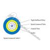 Buy cheap Spiral Armoured Indoor Fiber Optic Cable With Metal Braiding Layer from wholesalers