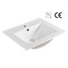 Buy cheap Porcelain Vanity Top Bathroom Sink 60CM Ceramic Vessel Vanity Sink White from wholesalers