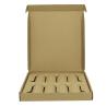 Buy cheap Small Perfume Bottle Rigid Box Packaging Compartment Book Shape Kraft Paper Gift Box from wholesalers