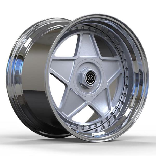 Polish Staggered 19 20 inches 2-PC Big Lip Forged Alloy Rims Fit For Porsche 991