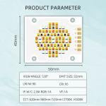 High-Power 180W UV LED Light Quartz Lens 4050 SMD Chip 620nm/460nm/520nm/2700K
