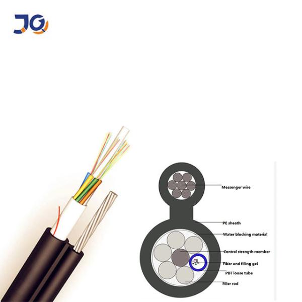 Buy cheap Self Supporting Aerial Figure 8 GYTC8Y GYTC8S 24/48/96 Core Fiber Optic Cable from wholesalers