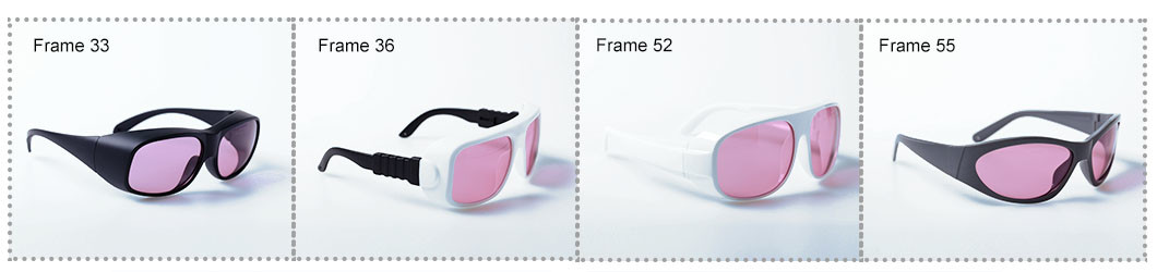 755nm 808nm Diode Laser Tattoo Removal Safety Glasses With CE Certificate