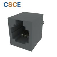 Buy cheap 5222 Series RJ11 single Port Modular Jack Connector 6P6C With Post DIP 180 product
