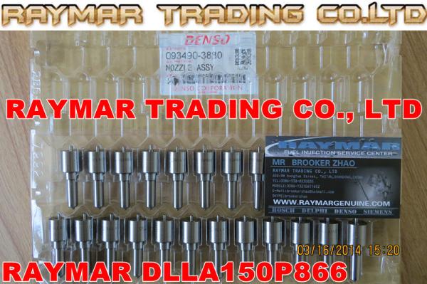 Buy cheap DENSO common rail fuel nozzle DLLA150P866 for 095000-5550, 33800-45700 from wholesalers