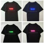 Buy cheap change message by customer Led neutral advertising led tshirt for men and women from wholesalers
