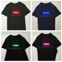 Buy cheap change message by customer Led neutral advertising led tshirt for men and women product
