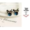 Buy cheap 2018 Fashion Diamend Butterfly Shape Earrings Ear Drops Silver Exported Korea Fashion from wholesalers