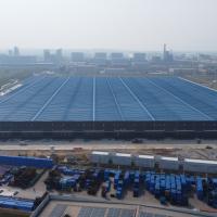 Buy cheap Prefab Steel Structure Warehouse with Q235B Q355B H-Section Frame product
