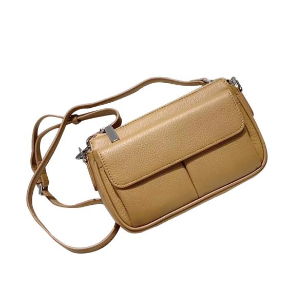 Buy cheap Hasp Closure Shoulder Bags First Layer Cowhide Leather Sling Bags For Women from wholesalers