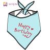 Buy cheap Cotton Poplin Customized Pet dog birthday bandana Party Supplies Decorations from wholesalers