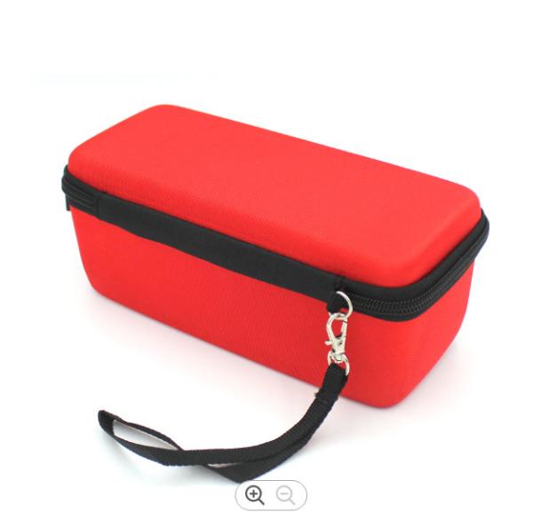 Buy cheap Shockproof Pu Leather EVA Speaker Case Pantone Color Mesh Pocket from wholesalers