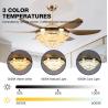 Buy cheap Living Room Crystal LED Ceiling Fan 52 Inch Remote Control from wholesalers