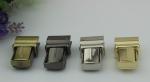 High quality handbag hardware metal zinc alloy press bag push lock