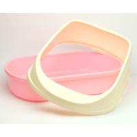 Buy cheap Indoor Cleaning Pet Cat Litter Box , Plastic Cat Litter Container Easy Use product