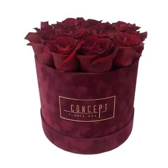 Buy cheap Round Suede C1S Artpaper Custom Printed Packaging Boxes Gift Boxes With Logo from wholesalers