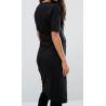 Buy cheap Black Color Pregnant Women Outfits Long Maternity T Shirt Dress With Corset from wholesalers