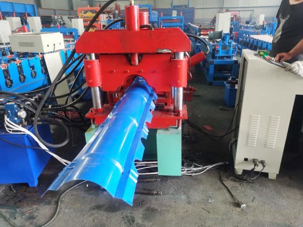 Buy cheap Metal Roof 5.5kw Ridge Cap Roll Forming Machine from wholesalers