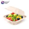 Buy cheap Food grade eco friendly disposable biodegradable 550ml cornstarch plastic hamburger boxes from wholesalers