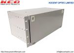 PON FTTH FTTX 19'' 4U Fiber Optic PLC Splitter 14slots 16slots Chassic ODF Patch