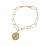 Buy cheap Lanciashow Solid 925 Sterling Silver Link Bracelet Round Charm Fine Jewelry For Women from wholesalers