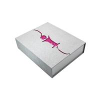Buy cheap Classy Style Custom Printed Gift Boxes Silver Color Size 22 * 30 * 7CM product