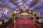 Huge White Outdoor Event Tent , Outdoor Party Tents Wedding Tent with Luxury