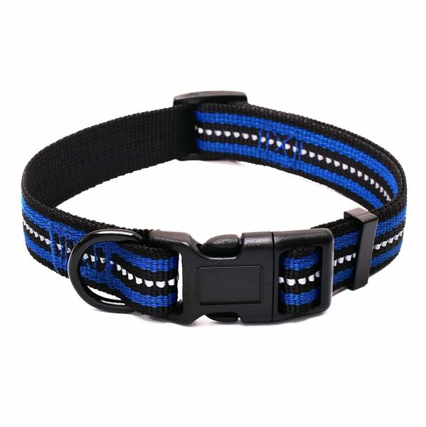 Buy cheap Double Bands Soft Nylon Dog Collar Reflective Pet Collar Customized Dog Collar from wholesalers