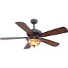 Buy cheap Westing Houses 52cm 110AC Black Crystal Ceiling Fan Light 5 Blades 3 Lampshades from wholesalers