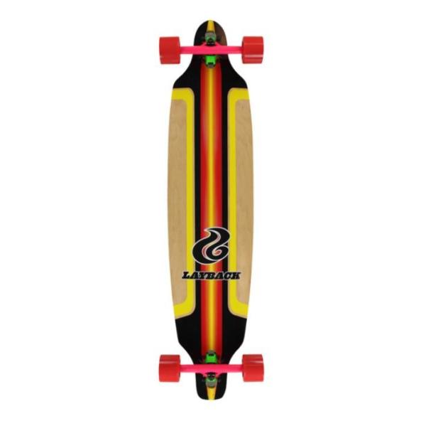 Buy cheap Layback Longboards Finish Line Red Longboard Complete Skateboard - 9.12" x 39" from wholesalers