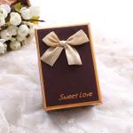 Customized Logo Printing Eco Friendly Food Packaging Chocolate Box With Ribbon