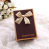 Buy cheap Customized Logo Printing Eco Friendly Food Packaging Chocolate Box With Ribbon Bow from wholesalers