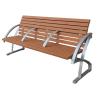 Buy cheap 3 Seater Garden Outdoor Recycled Plastic Benches With Back And Middle Armrest from wholesalers