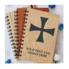 Buy cheap Customized Laser Engraving Wooden Cover Notebook Spiral Diary Planner from wholesalers