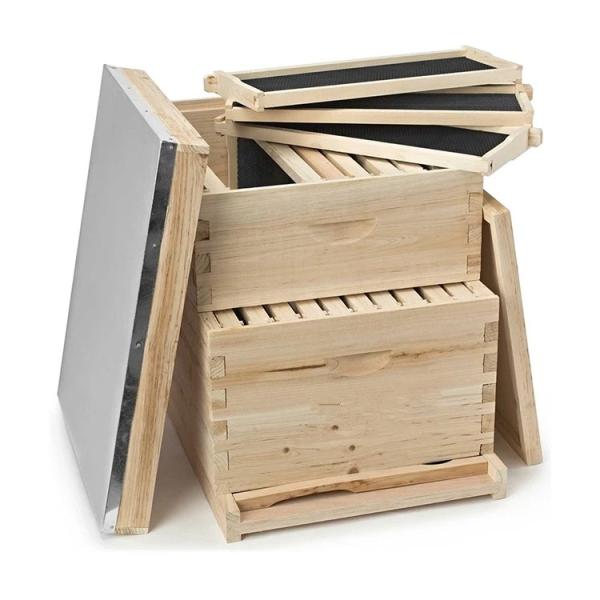 Buy cheap Langstroth Unassembled Honey Bee Hive Box Kit Wooden Beekeeping Equipment from wholesalers