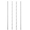 Buy cheap 19.685cm Silver Dots Custom Printed Christmas Paper Straws from wholesalers