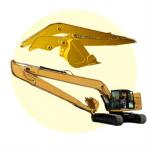 Construction Machinery Long Reach Boom Arm With Excavator Bucket Cylinder Long