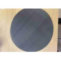 Buy cheap Black 40 Micron Ss Mesh Filter Cloth Woven Round Shape Cut Edge Without Rims product