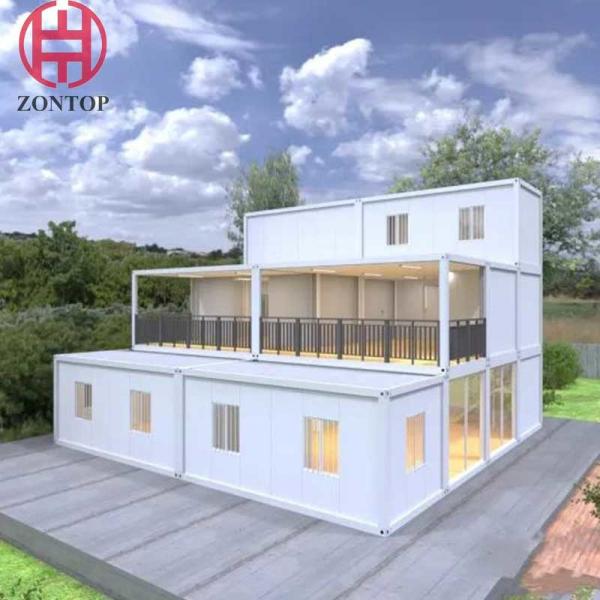 Buy cheap Zontop 2 Story Modular Flat Pack Home Classroom Hospital Reception Hotel Container House Prefab House from wholesalers