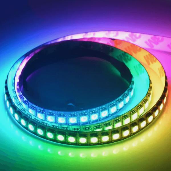Buy cheap SMD 5050 APA102 DC 5V 144LED / M 43W Full Color Addressable Pixel RGB Flexible LED Light Strips from wholesalers