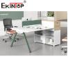 Buy cheap White Green Modular Office Work Station For Commercial Furniture from wholesalers